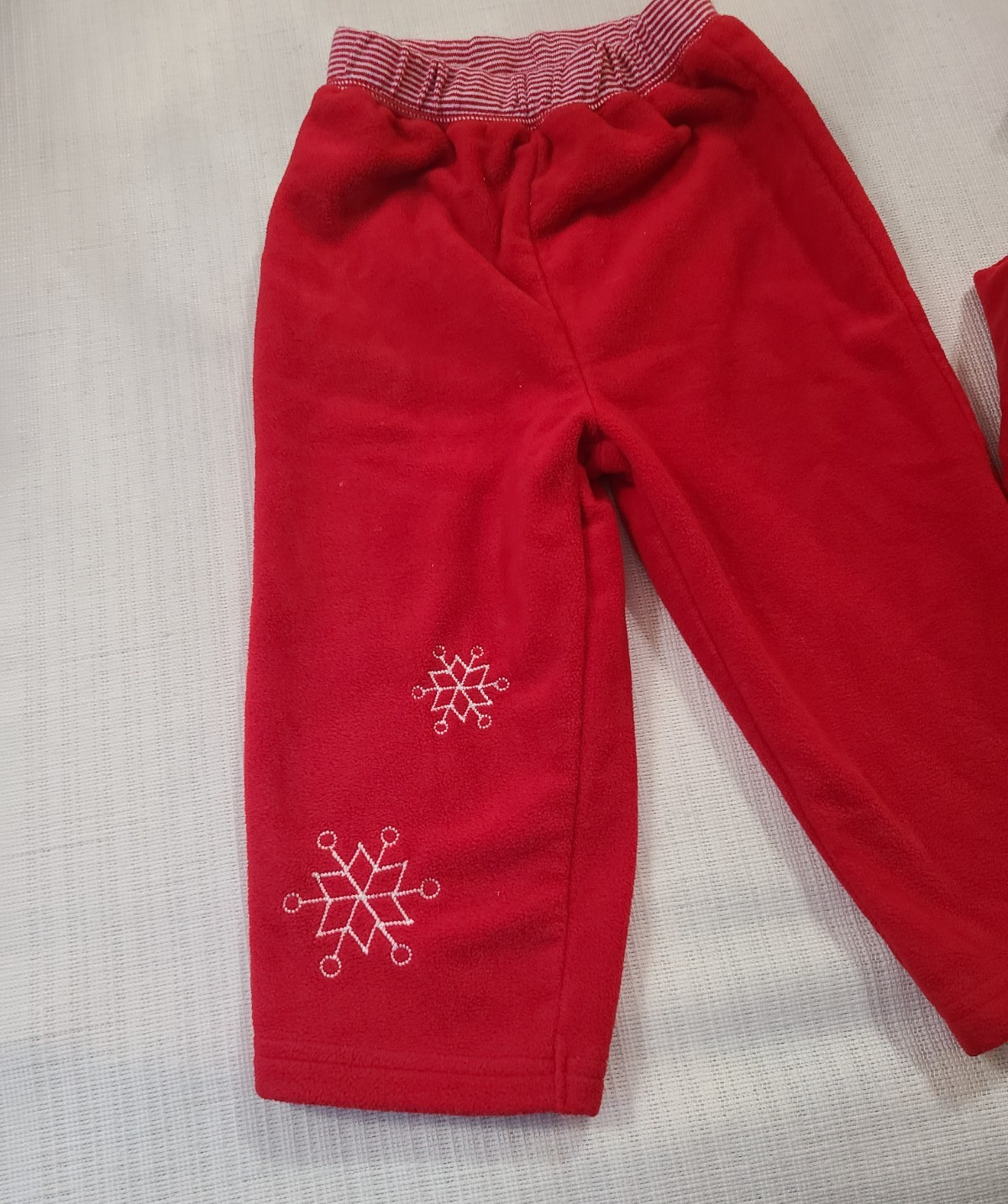 Vtg. Baby Carters 18 Month 2Pc Fleece Santa’s Little Helper Hooded Jacket Outfit