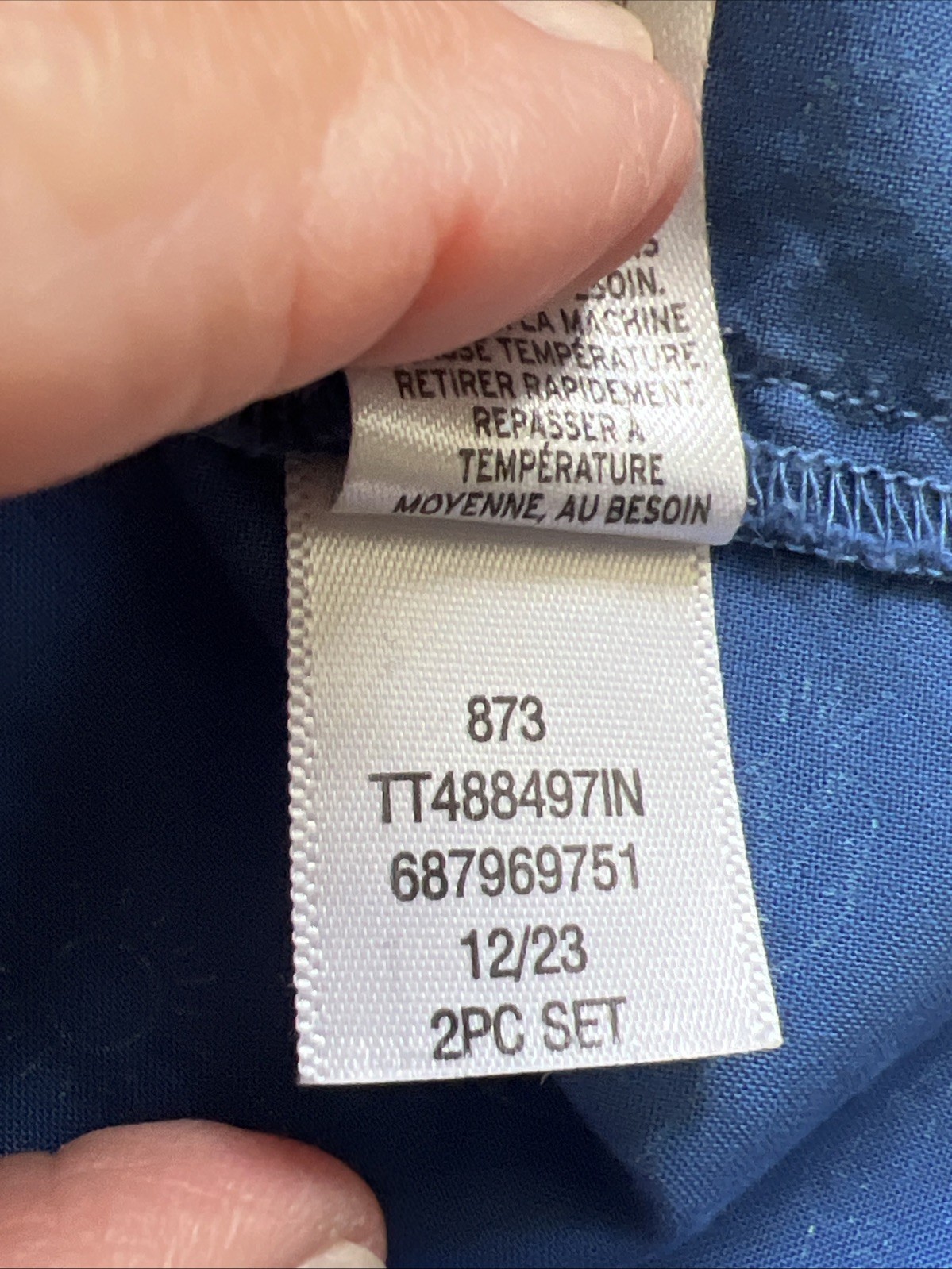 TUCKER +TATE Nordstrom Navy Infant 2 PC Set Outfit Shorts + Collar Shirt 24M Boy