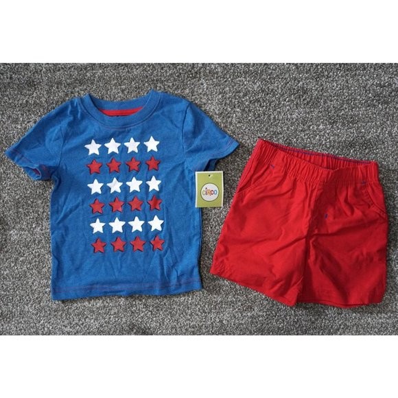 CIRCO 18 Month July 4th 2 Pc. Shirt Shorts Outfit