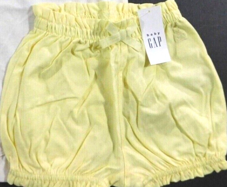 Gap Baby Girl Outfit Bodysuit Shorts Size 3-6M & 6-12M Cotton NEW