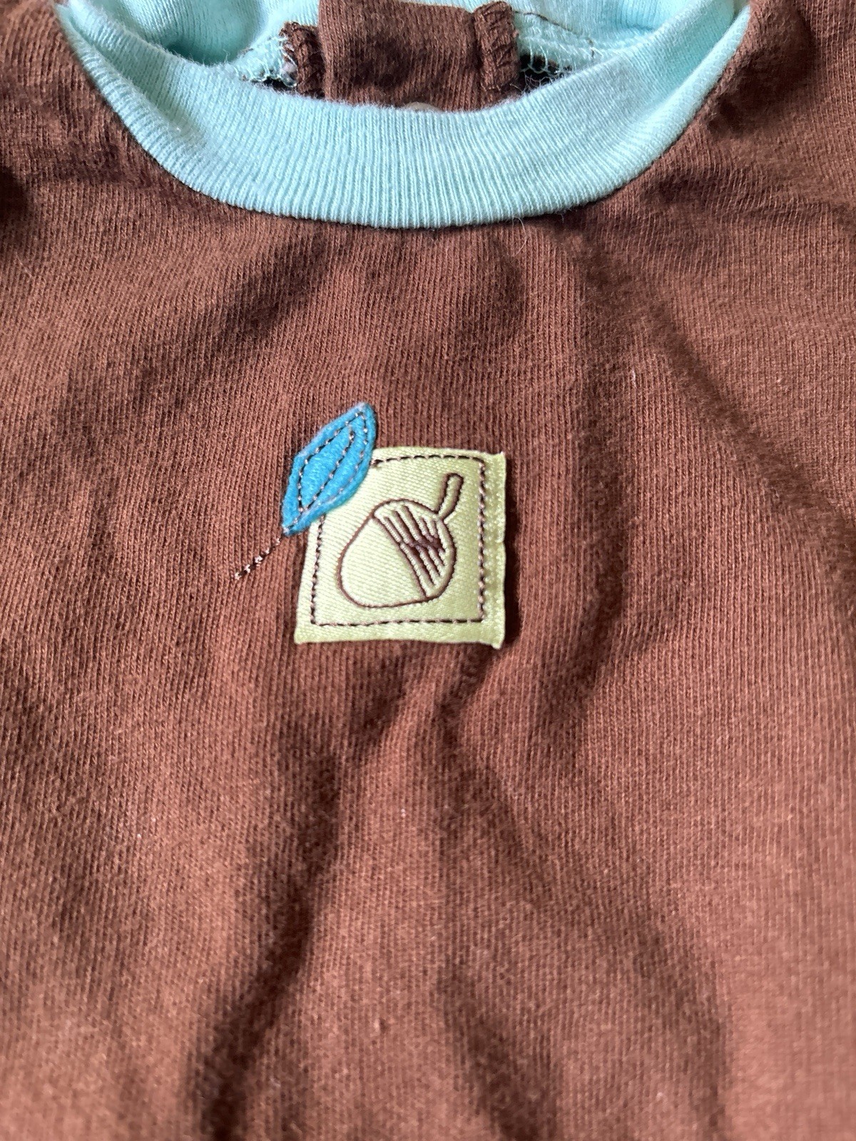 Vintage 2000s Y2K Disney Winnie The Pooh Baby Clothes Outfit Set Acorn 6-9M