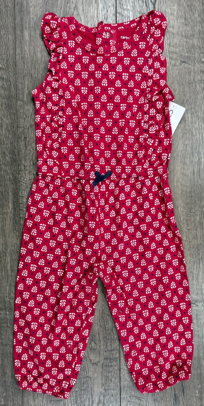 Baby Girl Clothes New Carter’s 9 Month Dark Red Outfit