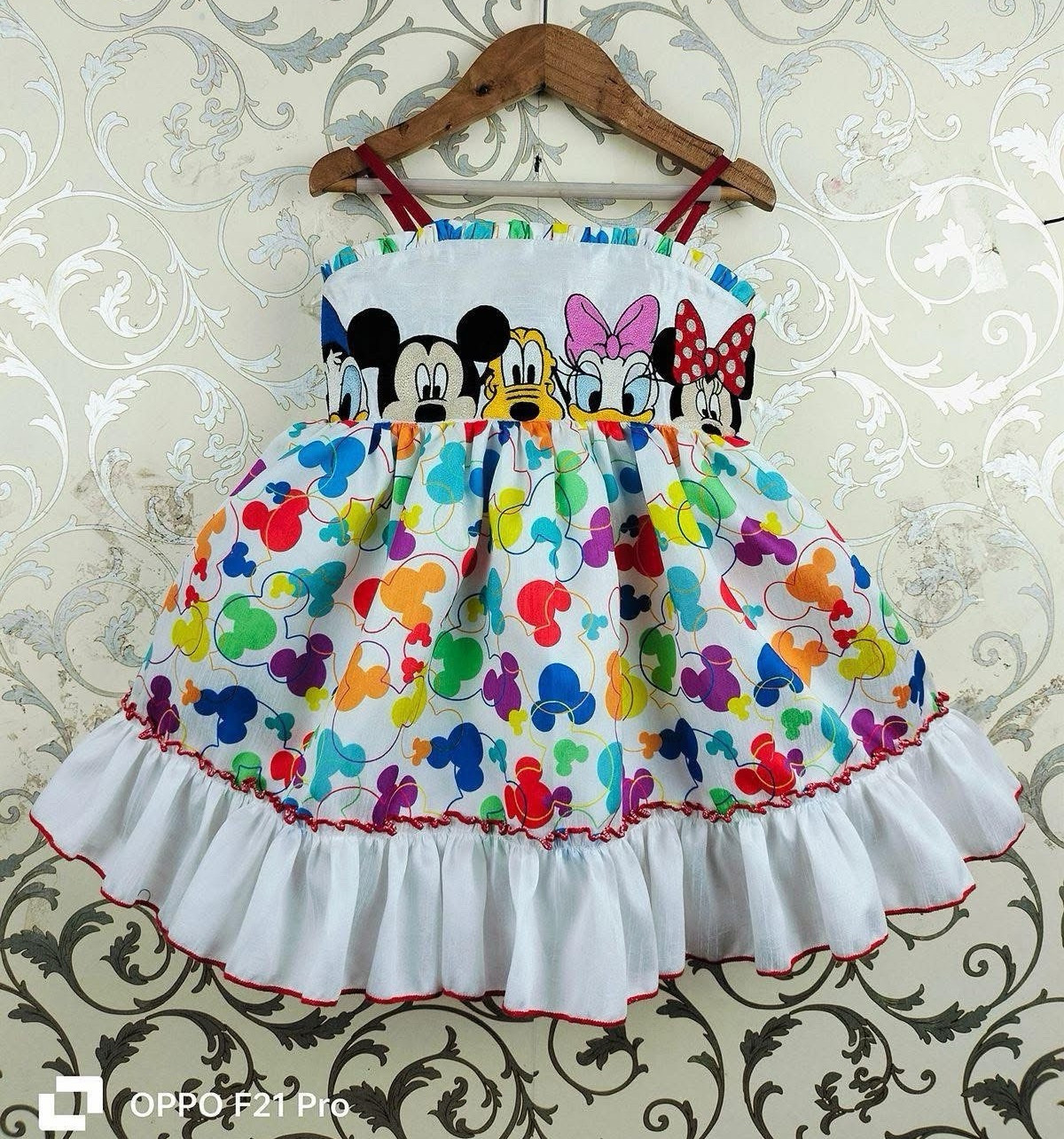 Oh Shana! Disney Mickey & Friends 4T 2pc Dress & Bloomers Set