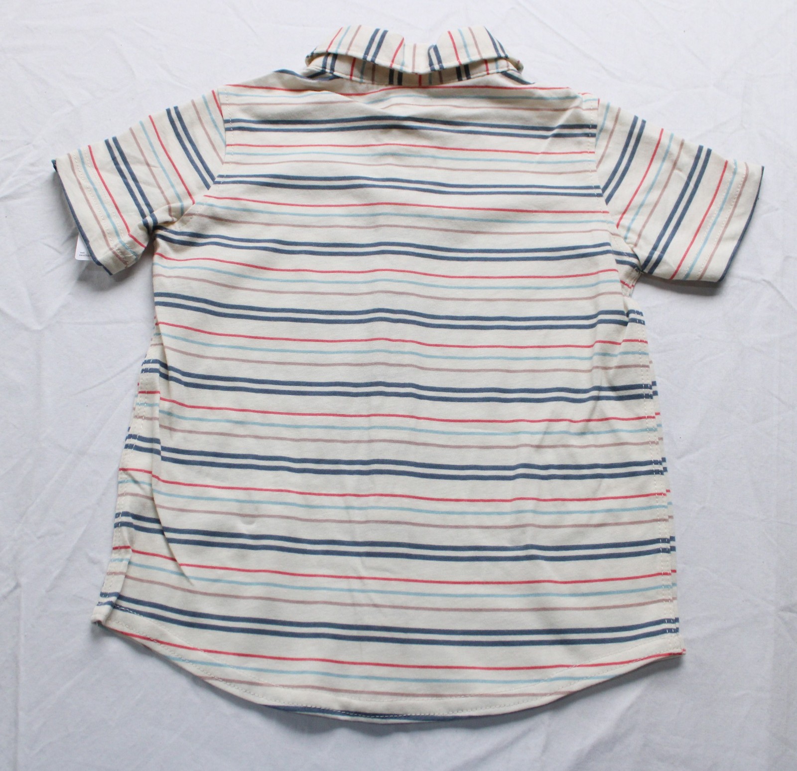 Carter’s Baby’s Striped Button Down Shirt & Shorts BL1 Multicolor Size 18M NWT
