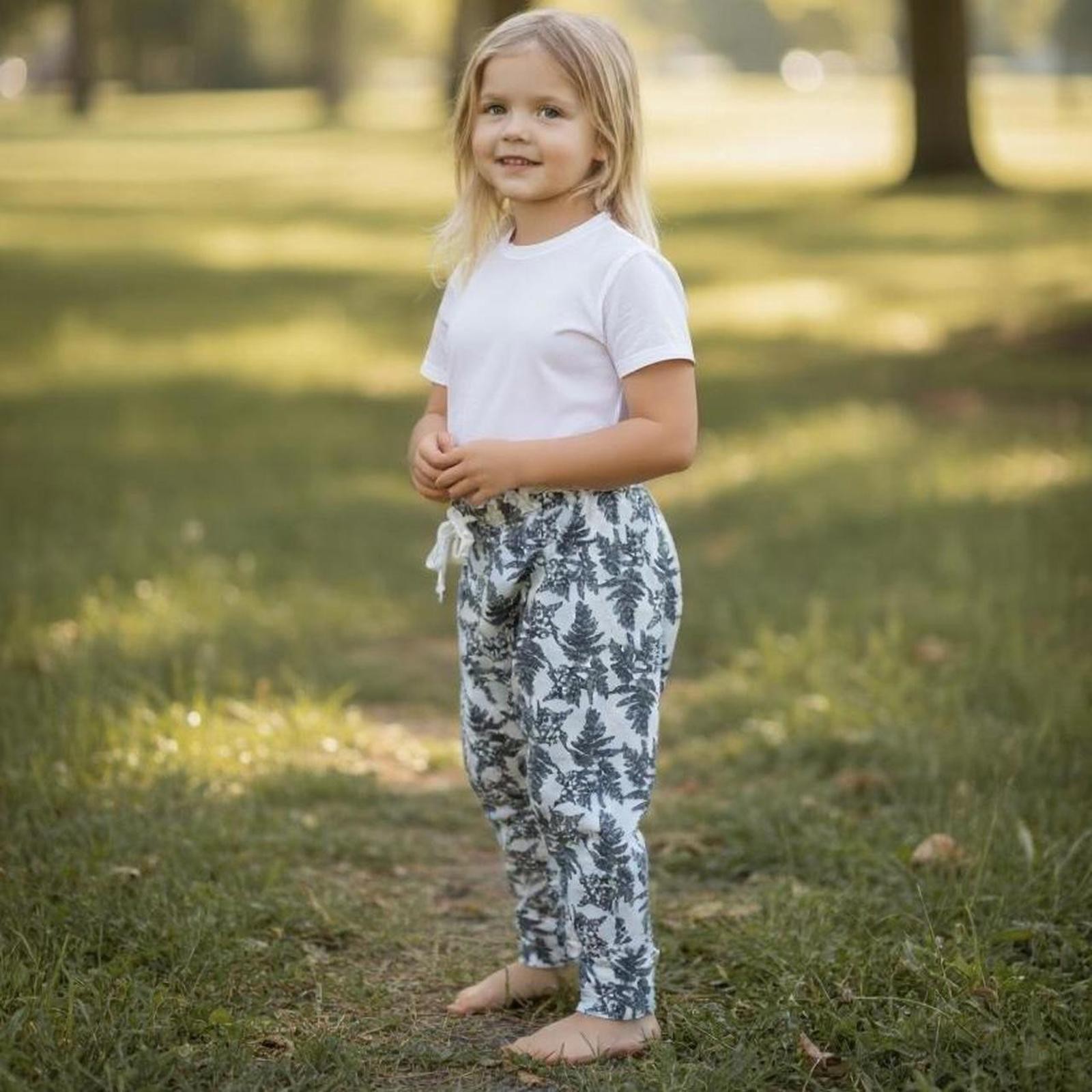 Kate Quinn Botanical Print Jogger Pants – Size 3T