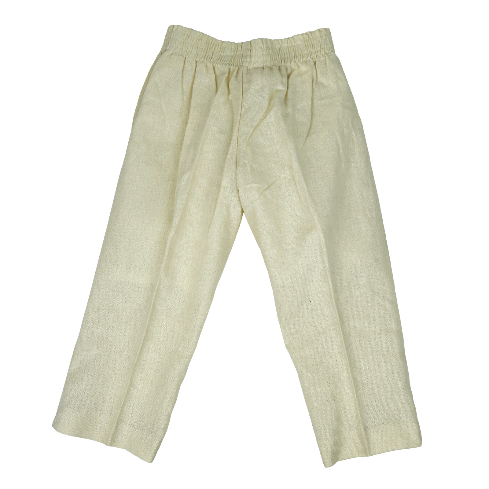 Toddler Banana Linen / Rayon Set 9008-BNA Shirt with Pocket & Pants Sizes 2T-4T