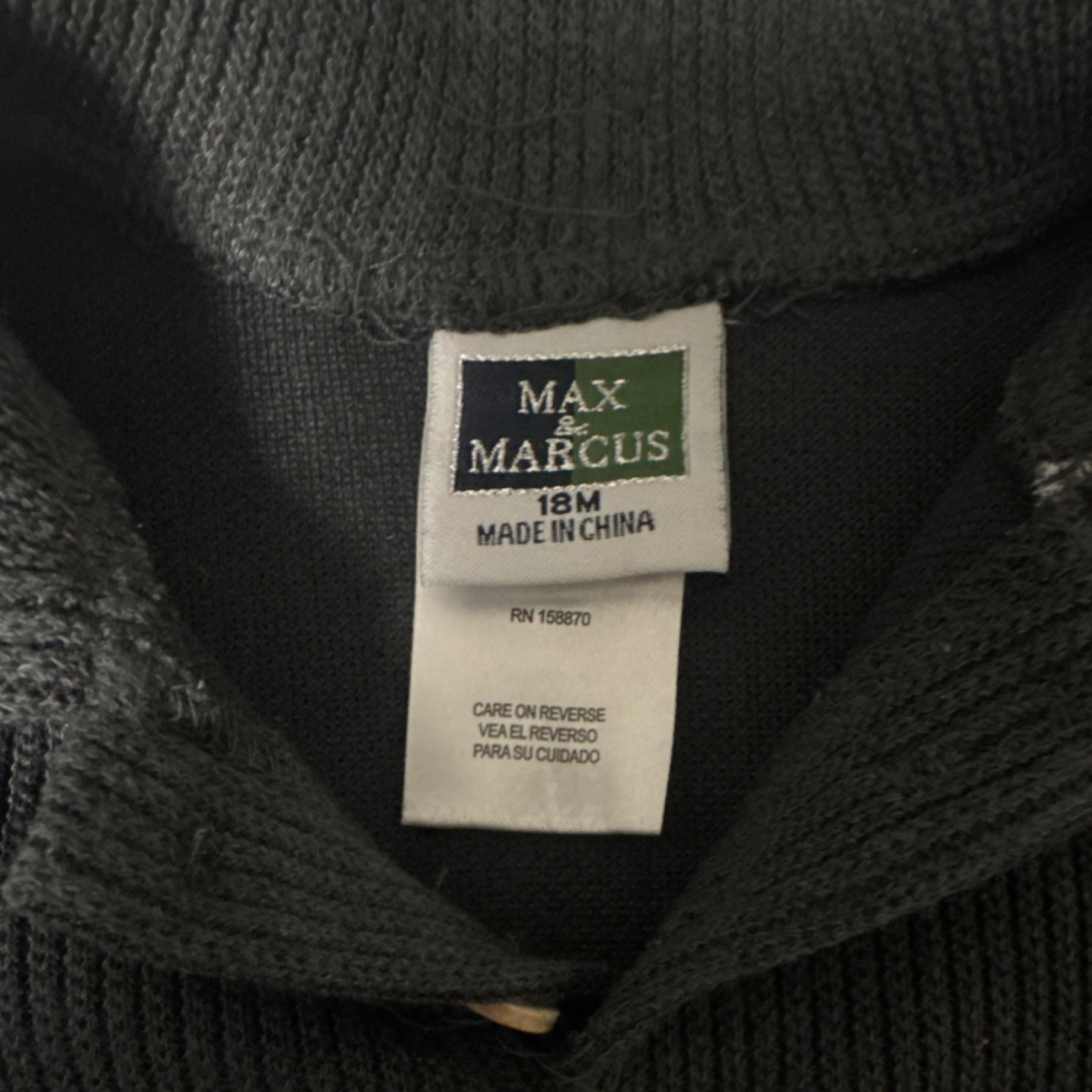 Max & Marcus 18M 3 Piece Construction Vehicles Sweater Bodysuit Pants Set