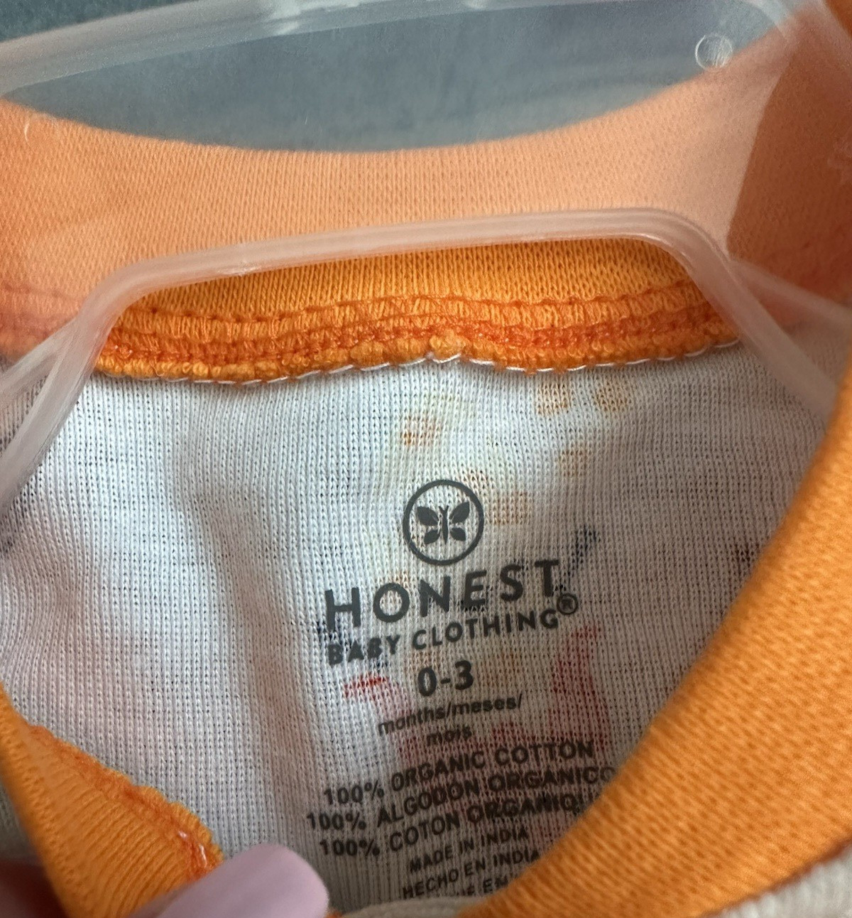 Honest Baby Clothing Thanksgiving Fall Print One Piece Outfit Size 0-3M NEW