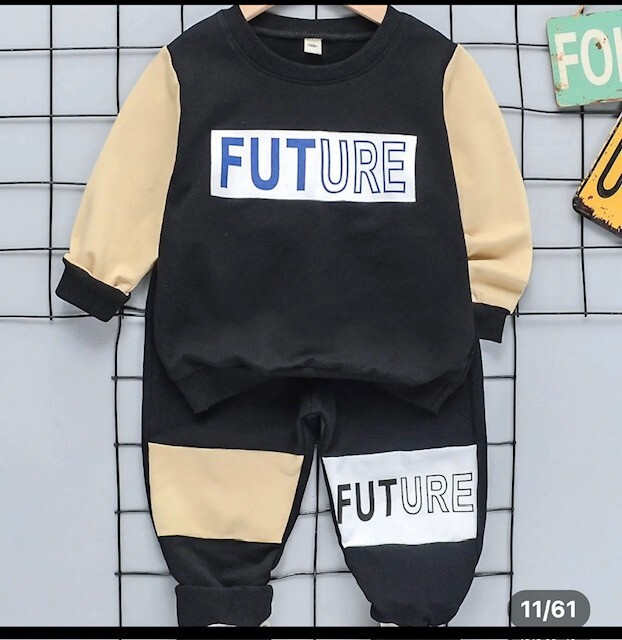 Kids Boutique Clothing Baby Hoodies Jogger Pants 2 Pcs Sets Fall Boy’s Casual