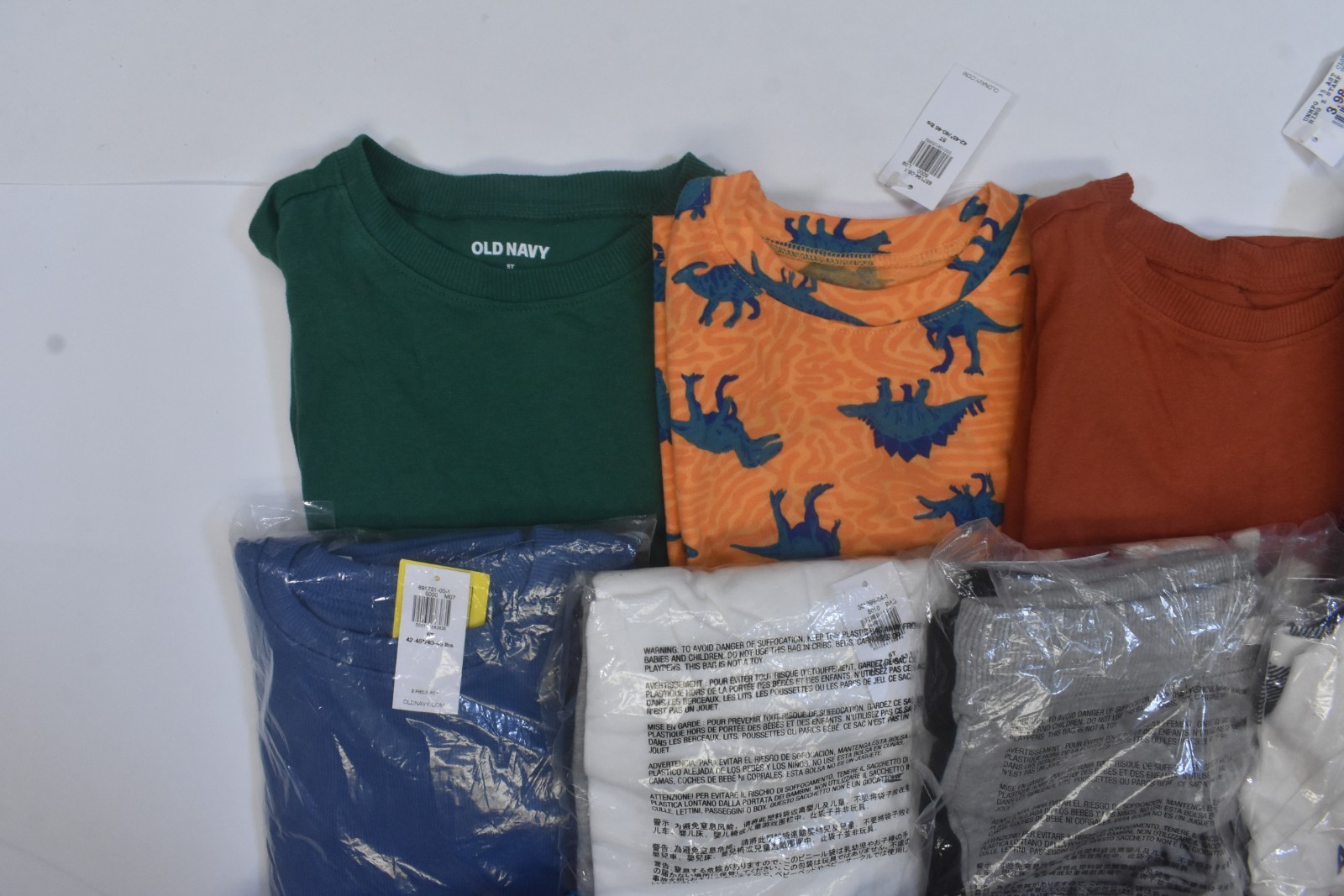 Old Navy Bulk Lot Of 20 Toddler Boys Size 5T Mixed Season Tops Bottoms Pajamas