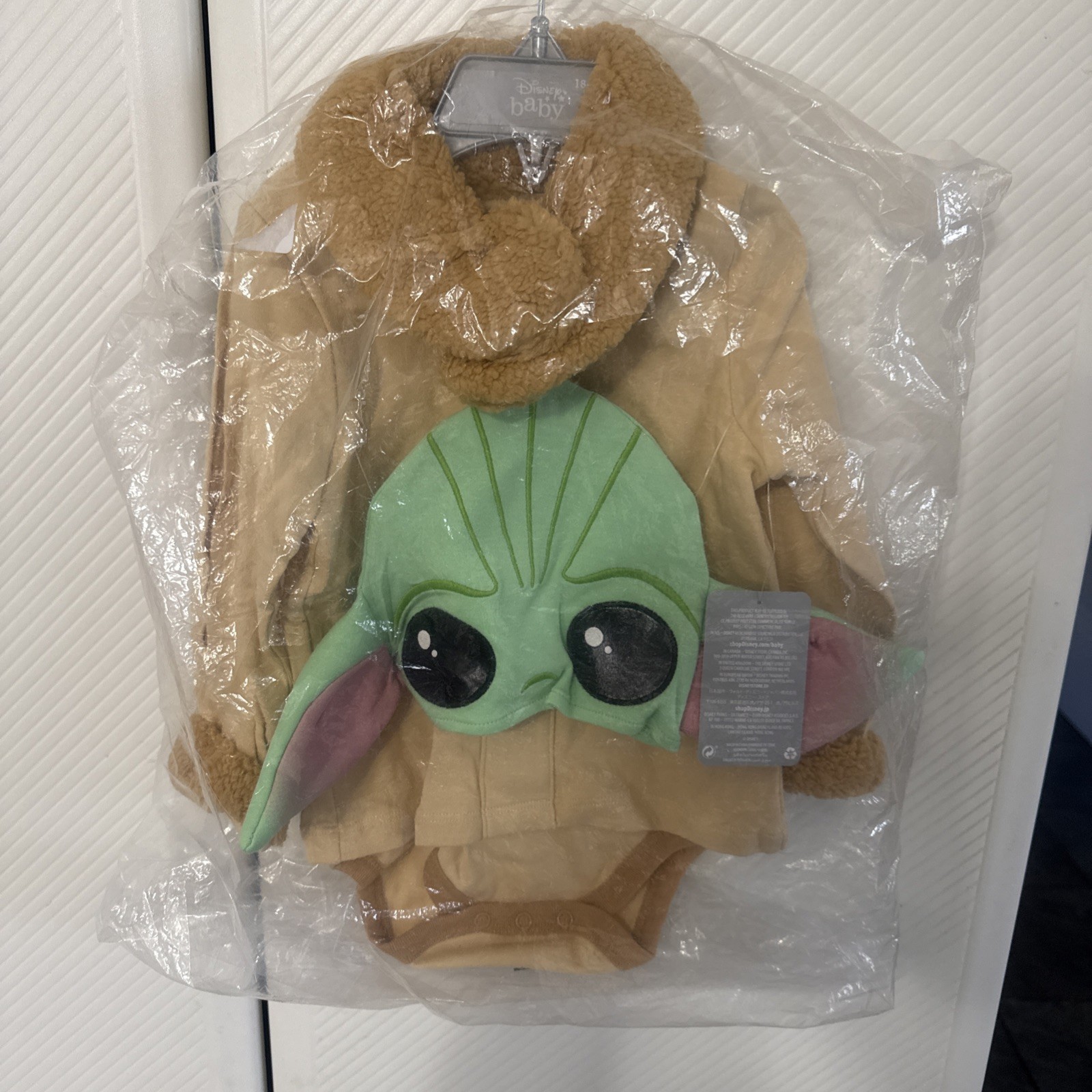 Disney Store Baby Yoda Grogu Mandalorian Baby Costume 18 24 Months NEW