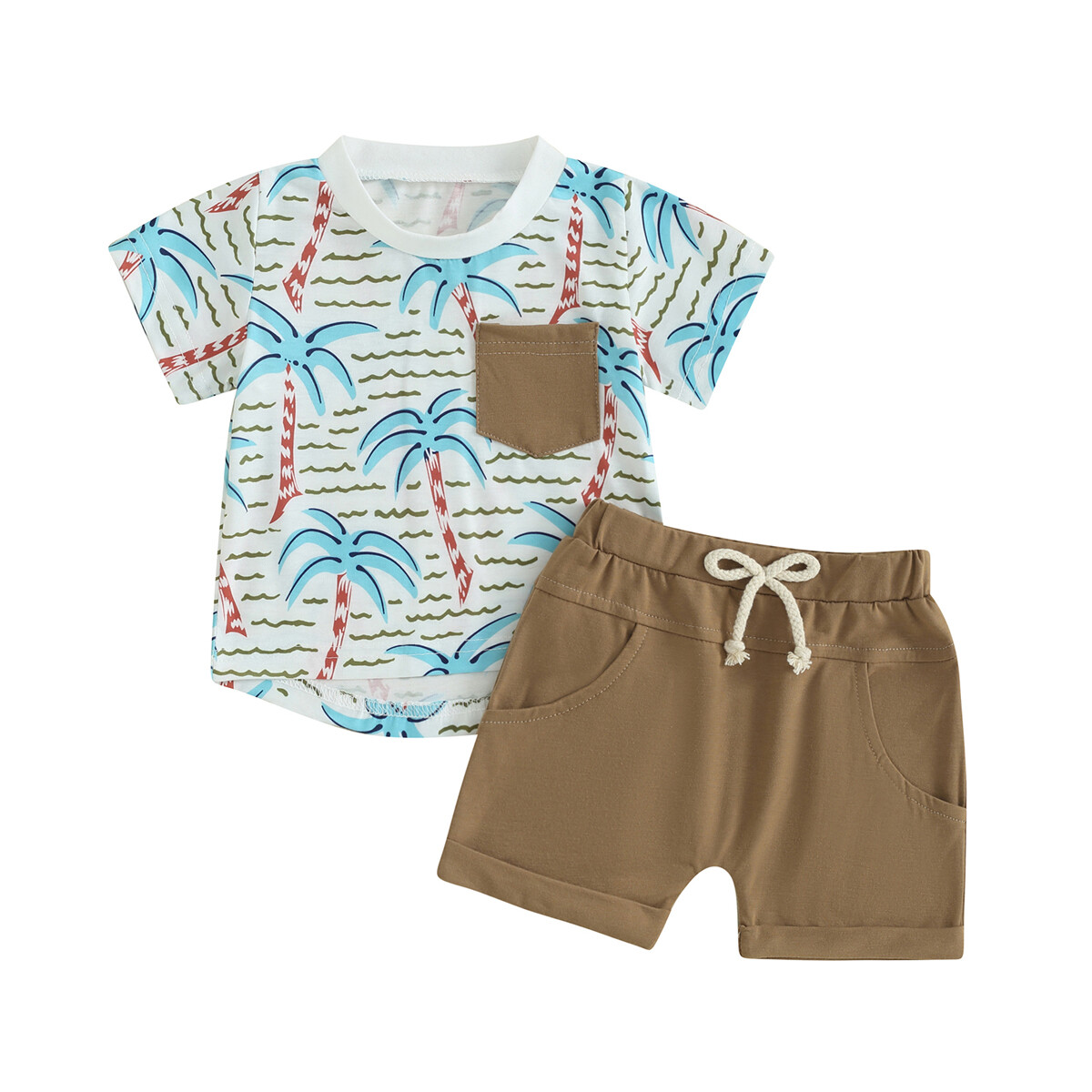 Baby Boys Summer Clothes Casual T-Shirt + Shorts 2pcs Toddler Boys Clothes Sets