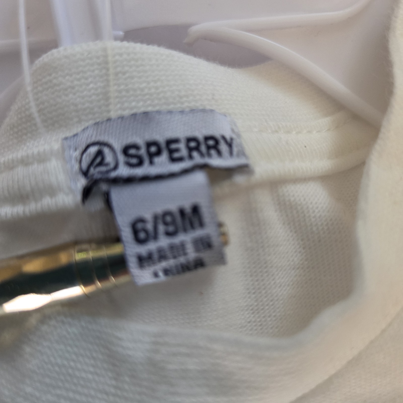 New Sperry Baby 6/9M Nautical 2‑Piece Outfit Set Shirt Pants Lighthouse Sailboat