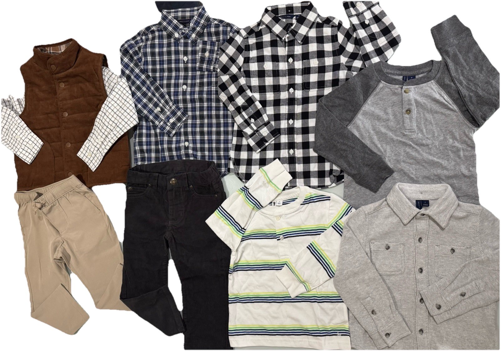 Janie & Jack Baby Boy 9 PCS Outfit Lot 2T Sweater Pants Shirts Jacket For Spring