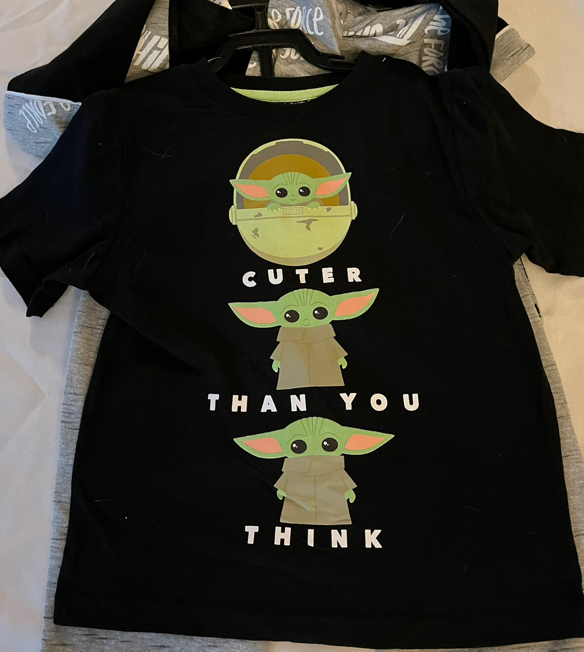 New Disney Star Wars Grodu 3 pc set Hoodie Jacket T-Shirt and Long Pants Size 3T