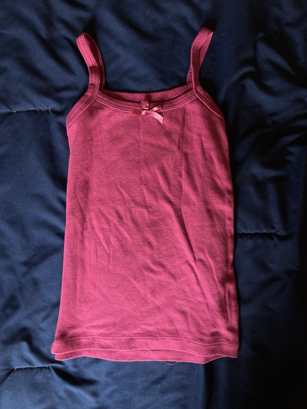 4T Faded Glory girl clothes – 1 piece tank top | solid purple theme