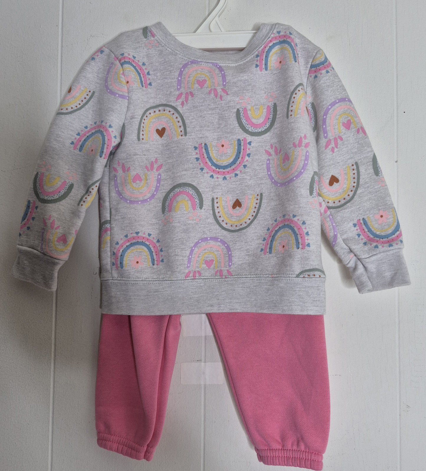 Garanimals Long Sleeve Sweatshirt And Pants Outfit Infant Toddler Girls Sz 18M