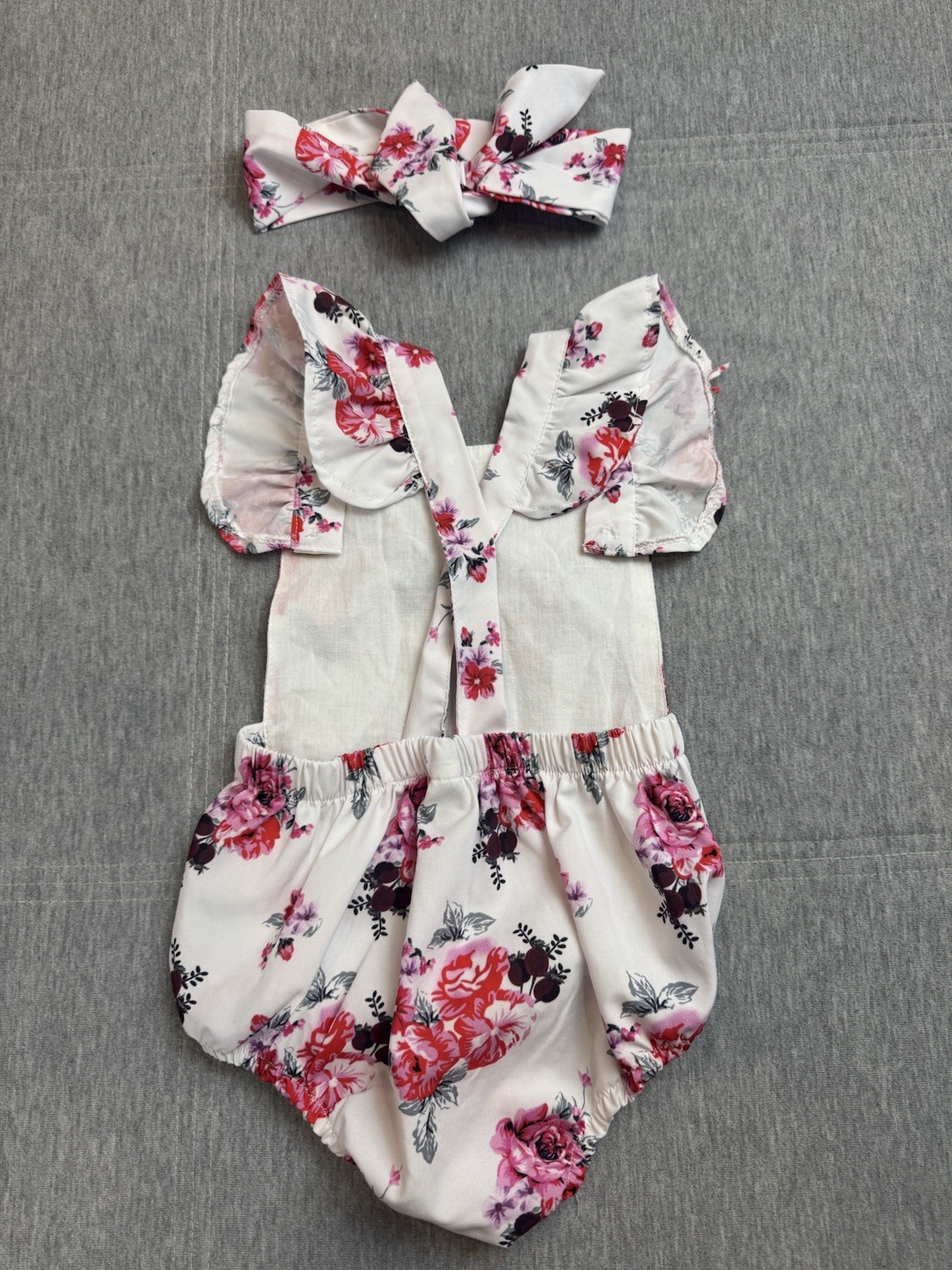 Baby Girl Romper Lace Floral Jumpsuit Outfits Flower Summer Clothes Boho Picture