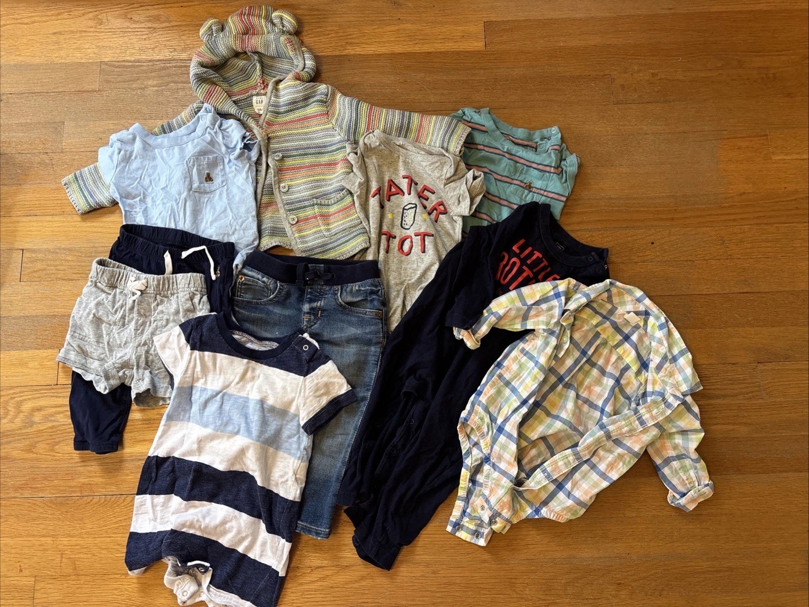 Baby Gap 6-12 Months Boys 10 Piece Lot Gently Used