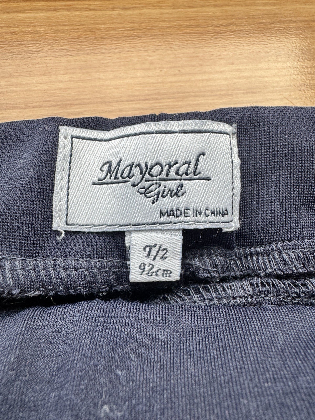 Mayoral 2T “Biker” Set With Navy Moto Pant & Embellished Sweater Dress Designer