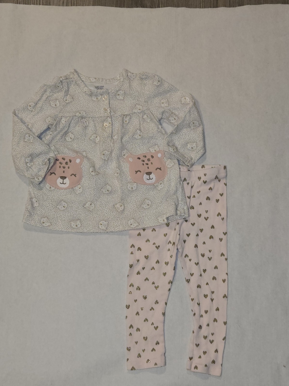 12-18 Months Baby Girl 14 Piece Lot Clothes Sleepers Pants Tops