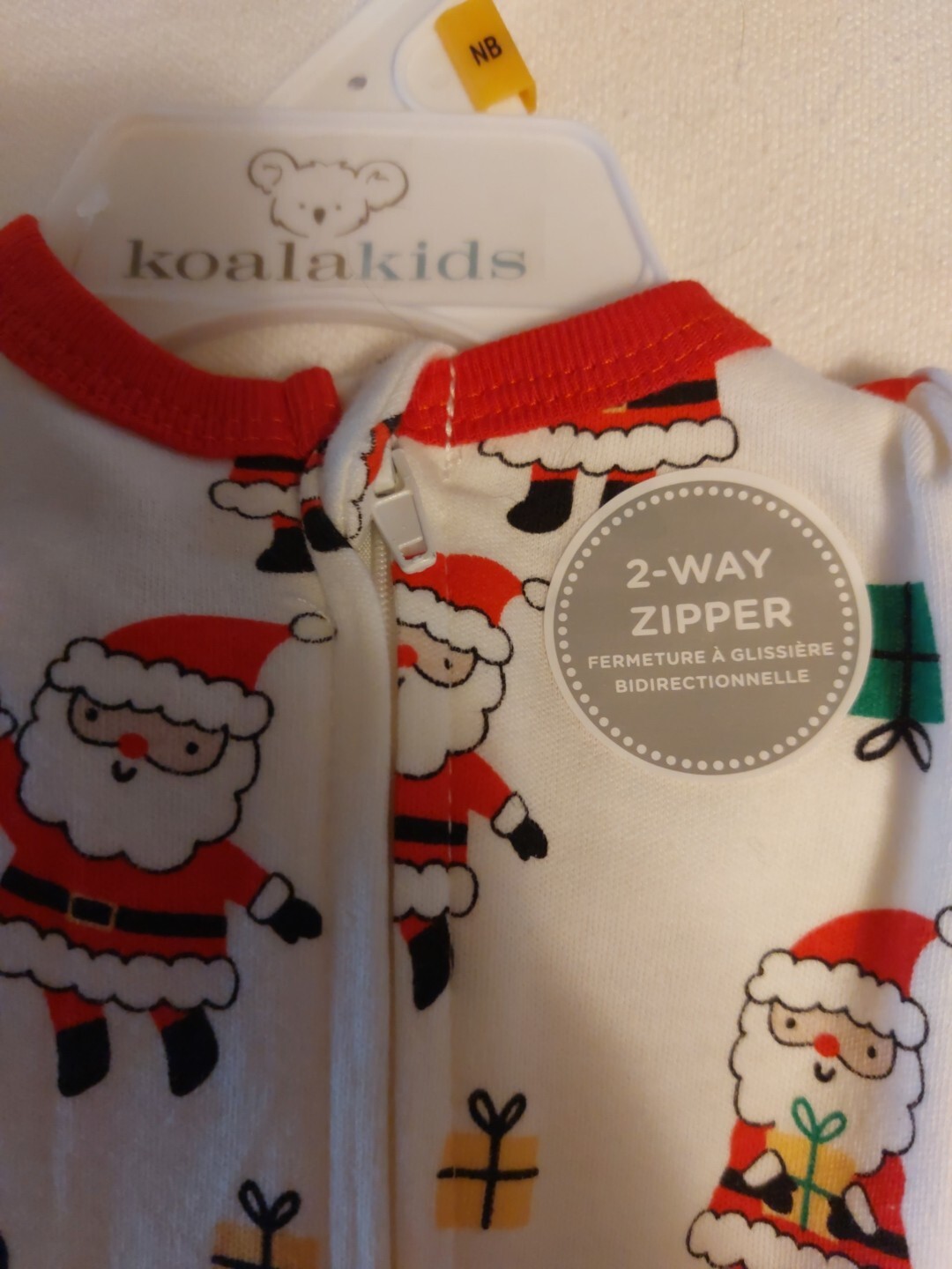 Koala Kids “My First Christmas” Bodysuit & Bib Set Newborn NEW w/tags