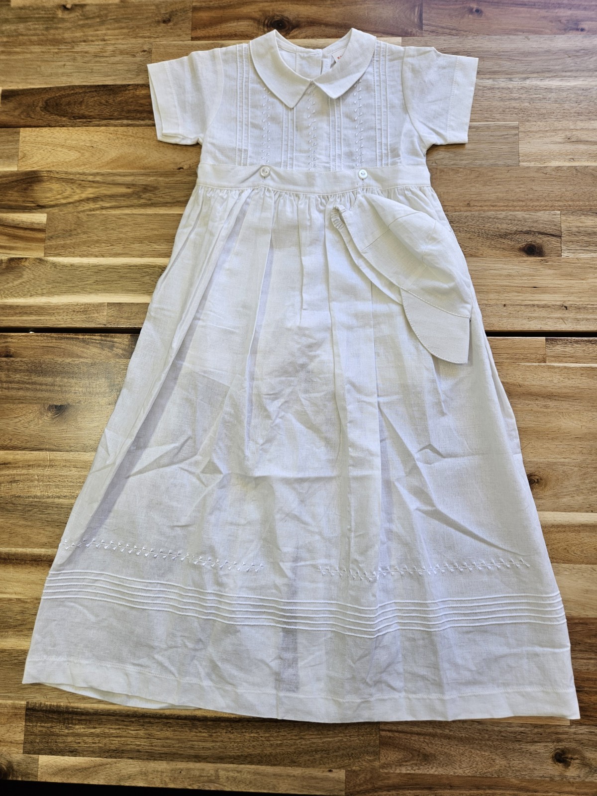 Baby Boy Christening Junpsuit Karela Kids Size 6 Mos Gown Elegant Classic White
