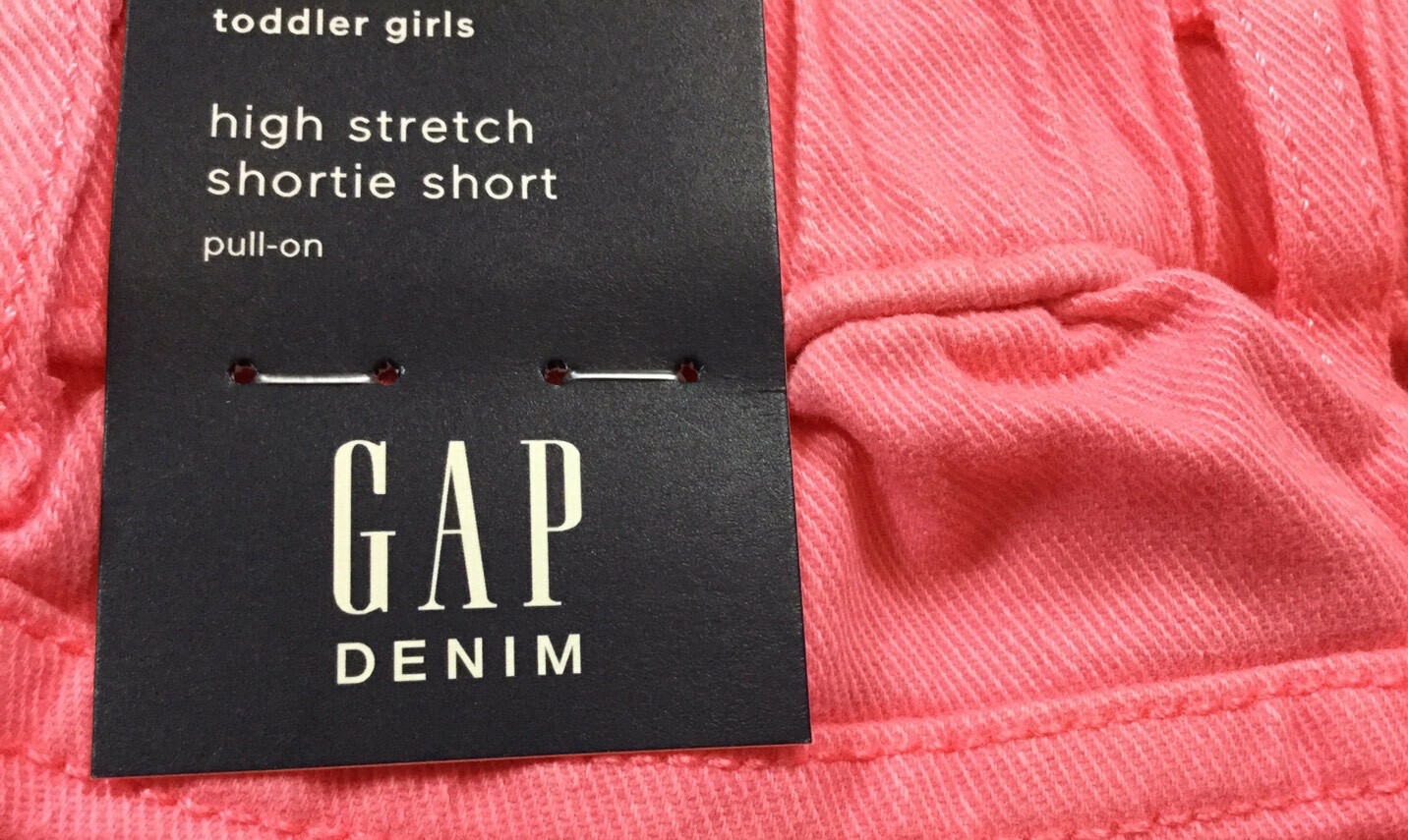 Baby Gap Girls 12-18 Months Flamingo Shirt & Pink Denim Shorts Outfit. Nwt