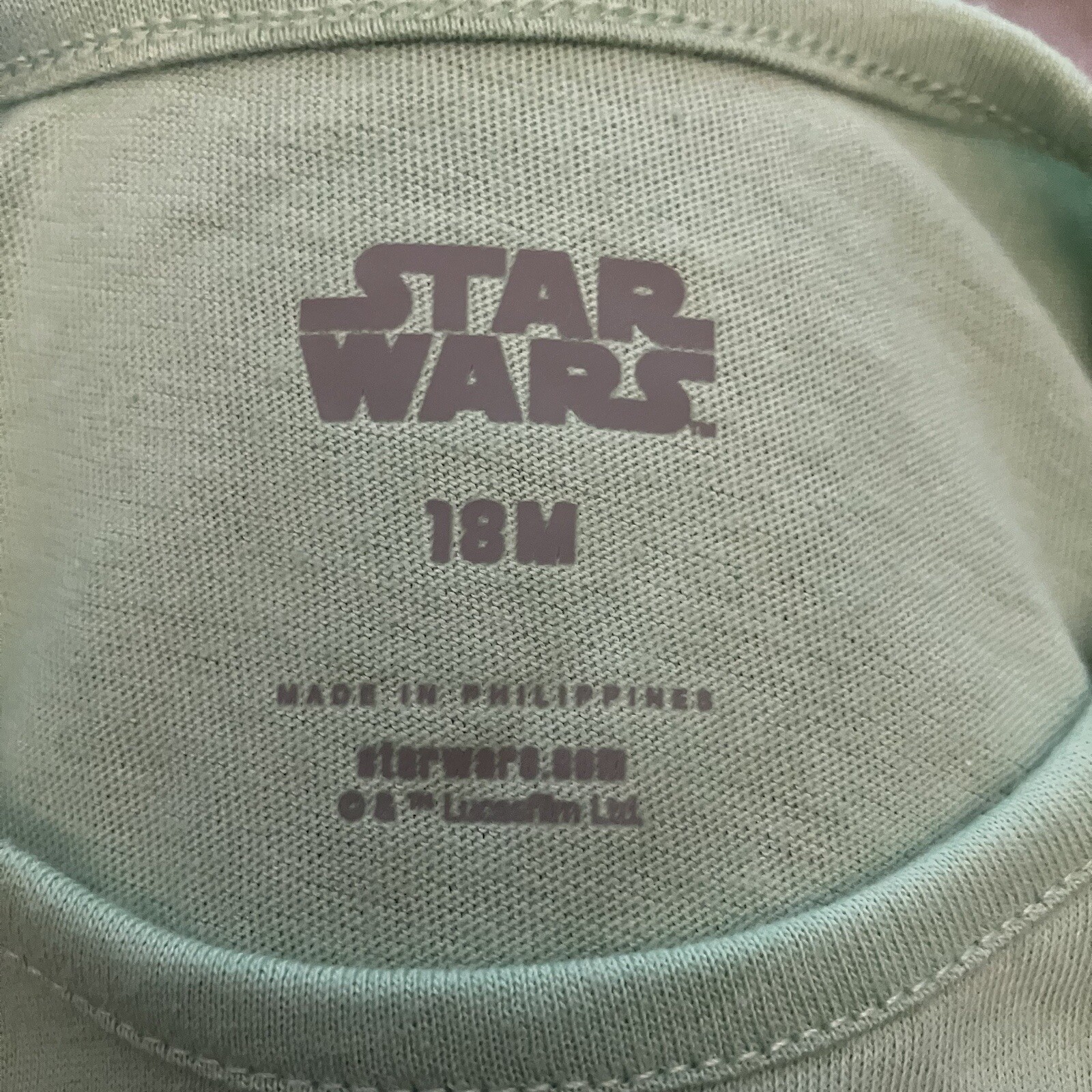 Star Wars The Mandalorian Girls Baby Yoda Shirt Short Set Size 18m 18 months NWT