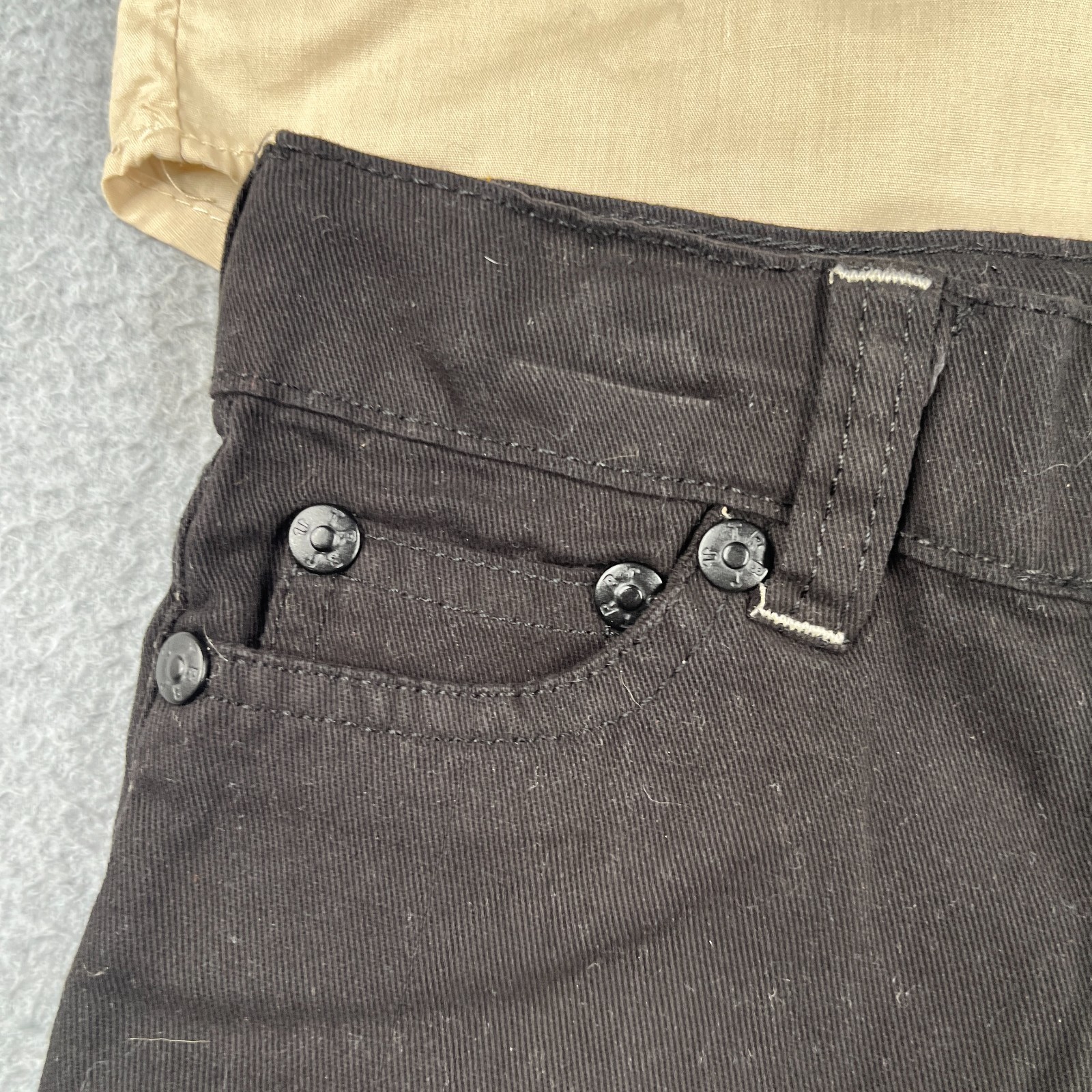 True Reliogion Kids 2 Piece 3T long Sleeve Button Up Black Pants New NWT