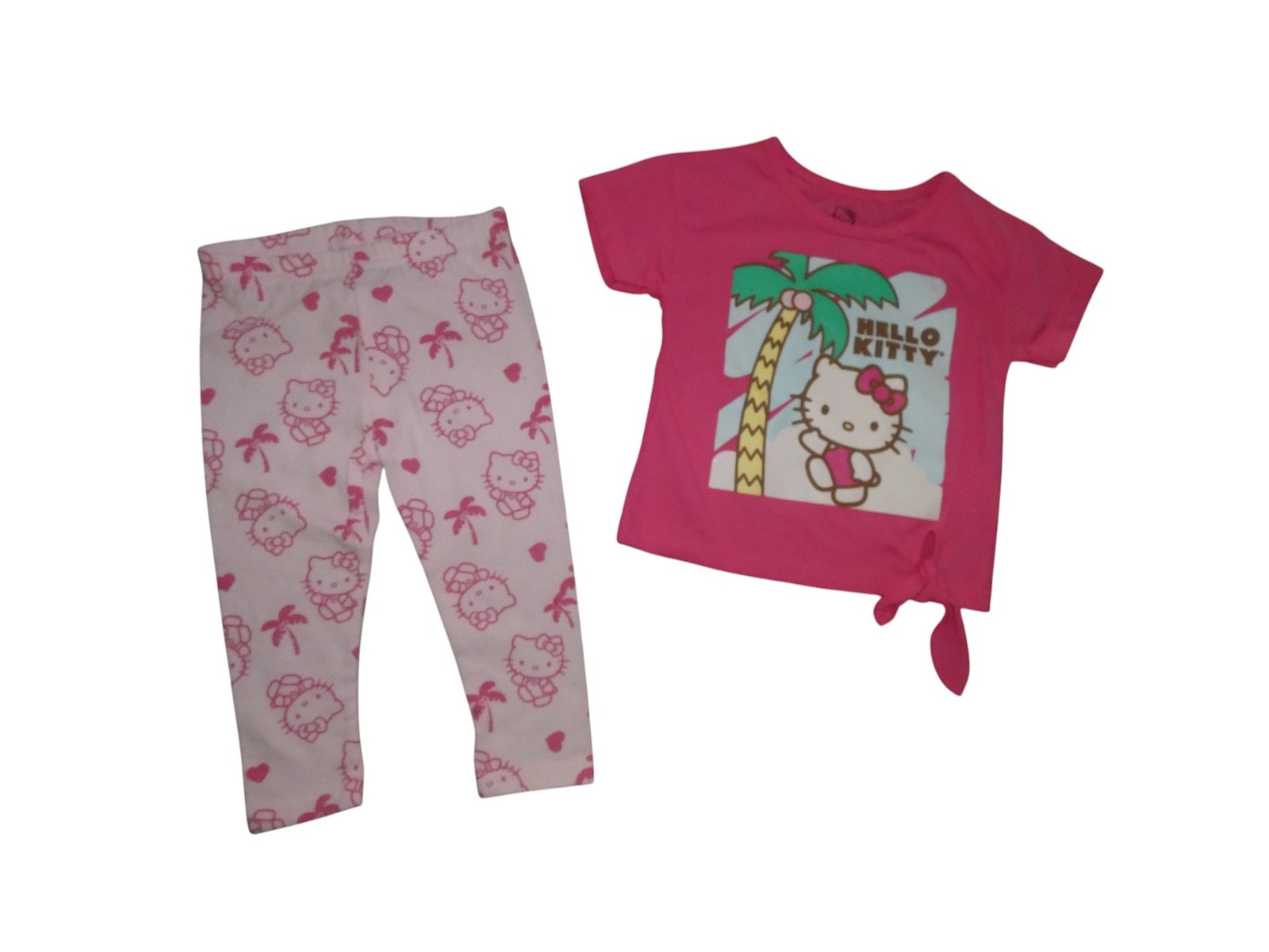 Hello Kitty Baby Girls Outfit Set Leggings Cap Sleeve Shirt Toddler 18M NWT