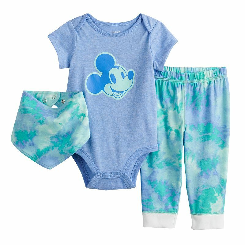 Disney’s Mickey Mouse Boy’s Bodysuit, Pants & Bib Set -Size 18 Months NEW $20