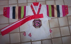 KOREAN BABY OR TODDLER CLOTHING OR COSTUME, NO TAGS, NEW, SEE DESCRIPTION