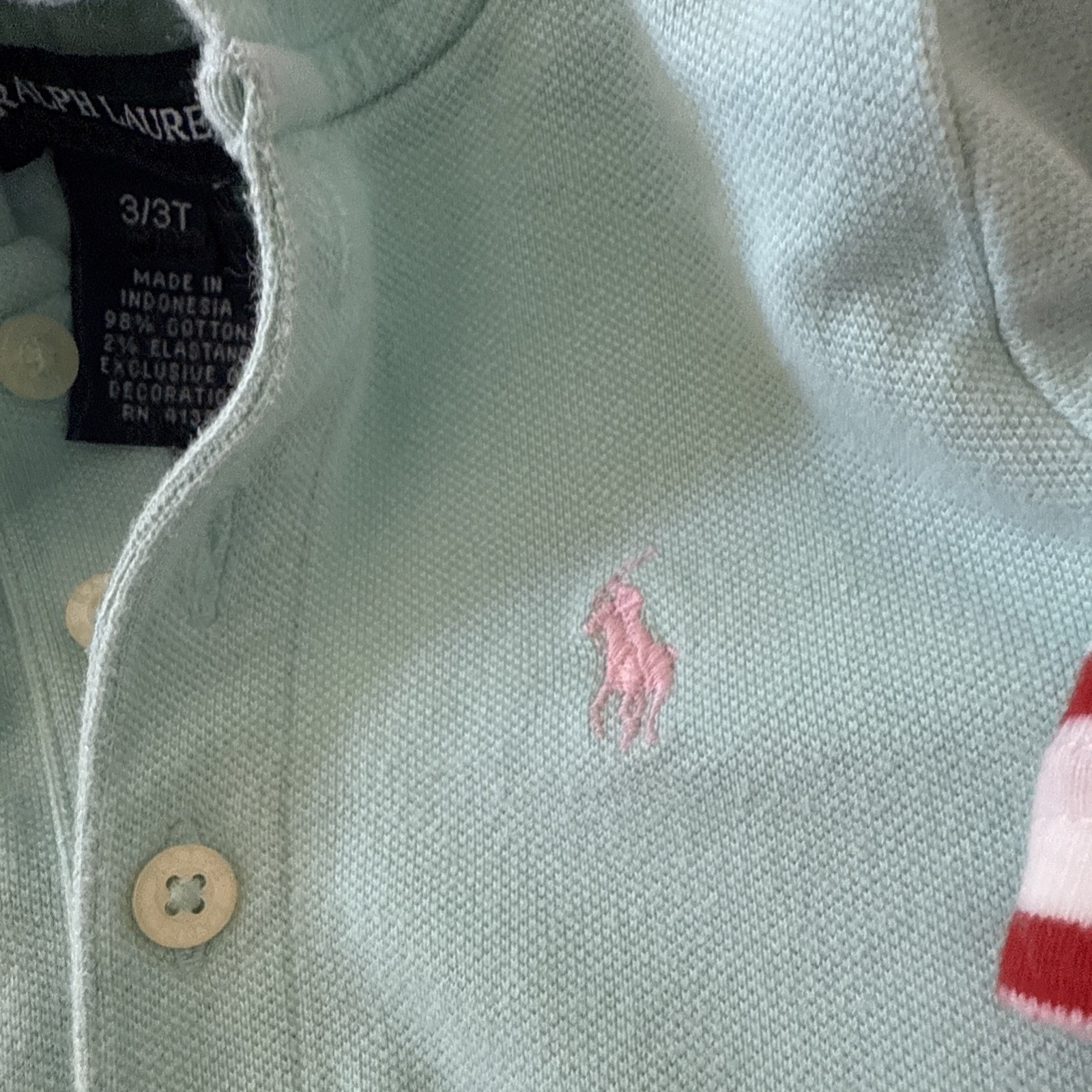 Bundle 3- Ralph Lauren girls 3T Green Dress, Mini Biden top, Hartstring Blouse