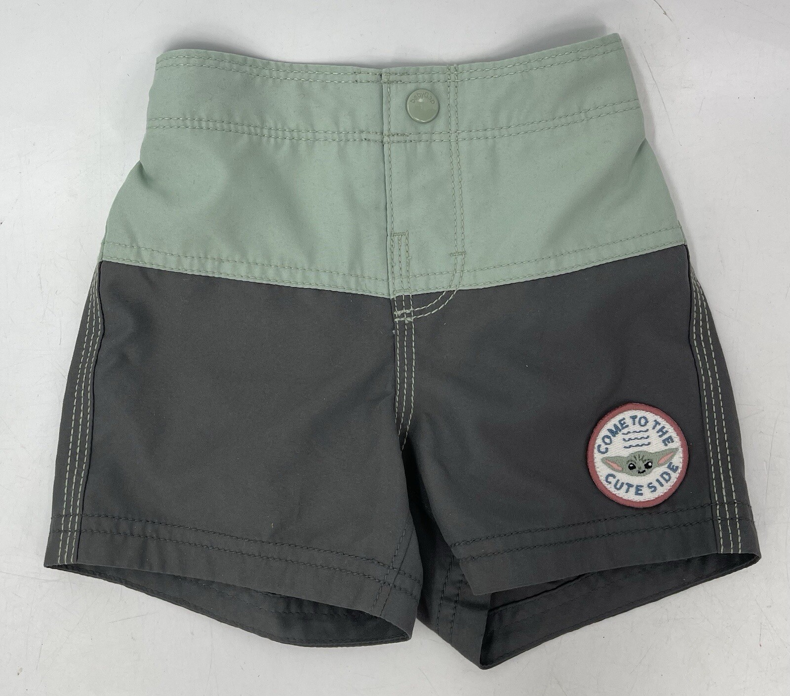 Baby Gap Star Wars Baby Yoda Swim Suit Shorts Infant Size for 12-18 Months
