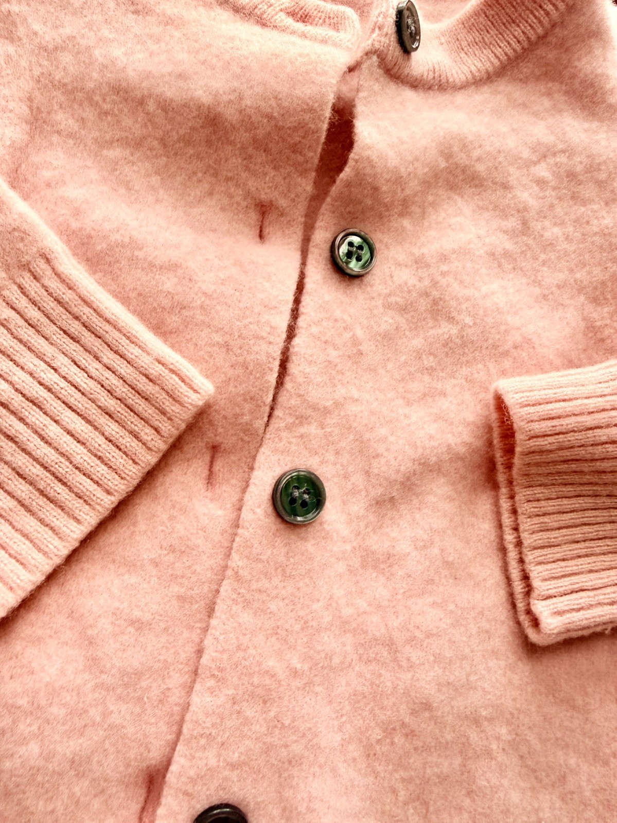 Toddlers round neck wool cardigan 12 Months