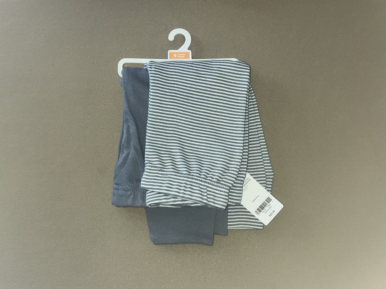 Carter’s Unisex Baby 100% Cotton Set Of TWO Pairs Of Cuffed Pants, New With Tags