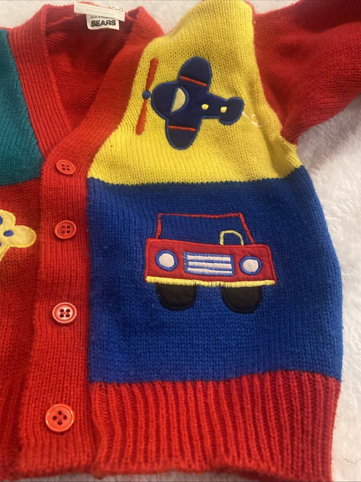 McDonald’s Tops. P/O Without Tags. McKids Color Block Cardigan Sweater EL#13