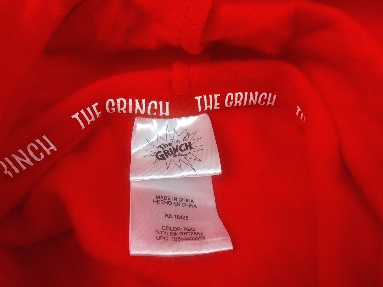 The Grinch Toddlers 2 Piece Christmas Sweatshirt And Jogger Set Size 4T- New
