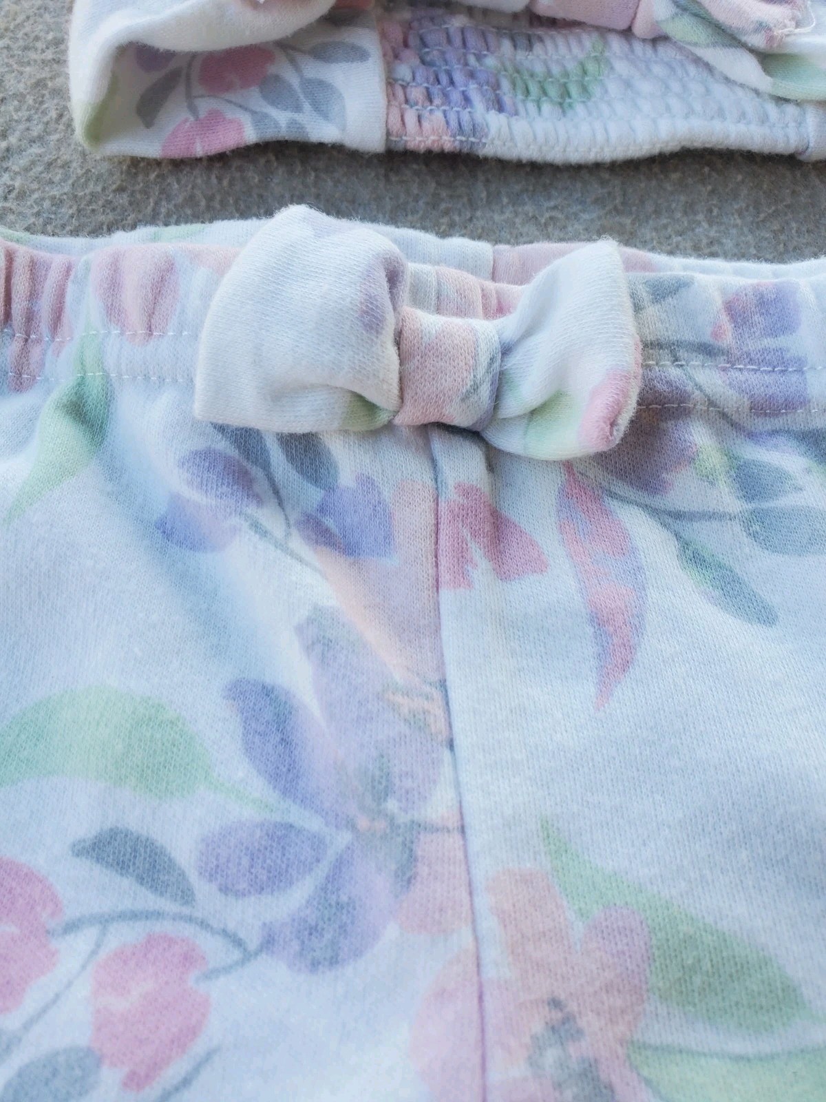 Baby Essentials Baby Girl Set Of Pants And Headband 6M Multicolored Pullon