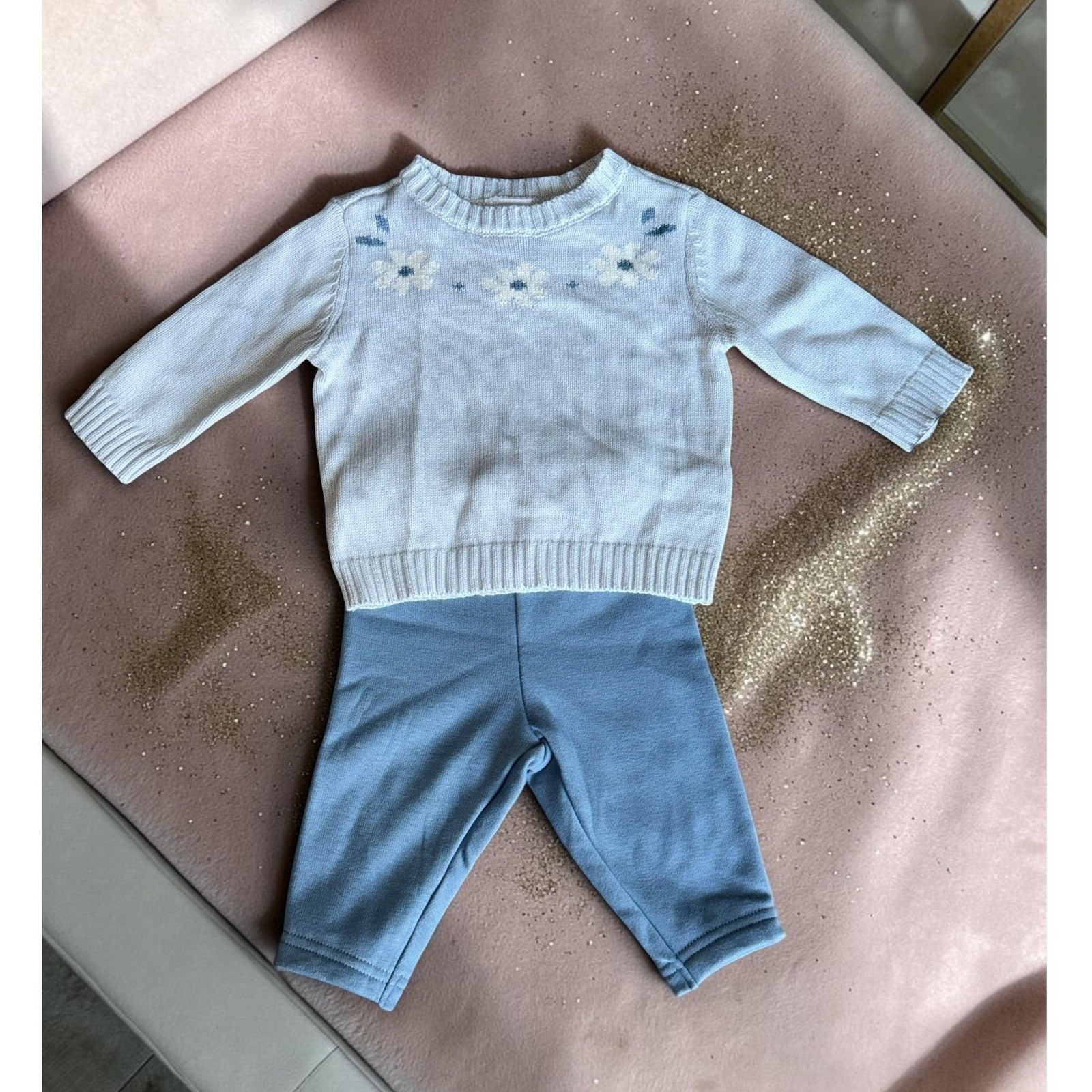 Carters – Baby Girls 2pc Sweater and Leggings Set – Size 3-6m – *NWT*