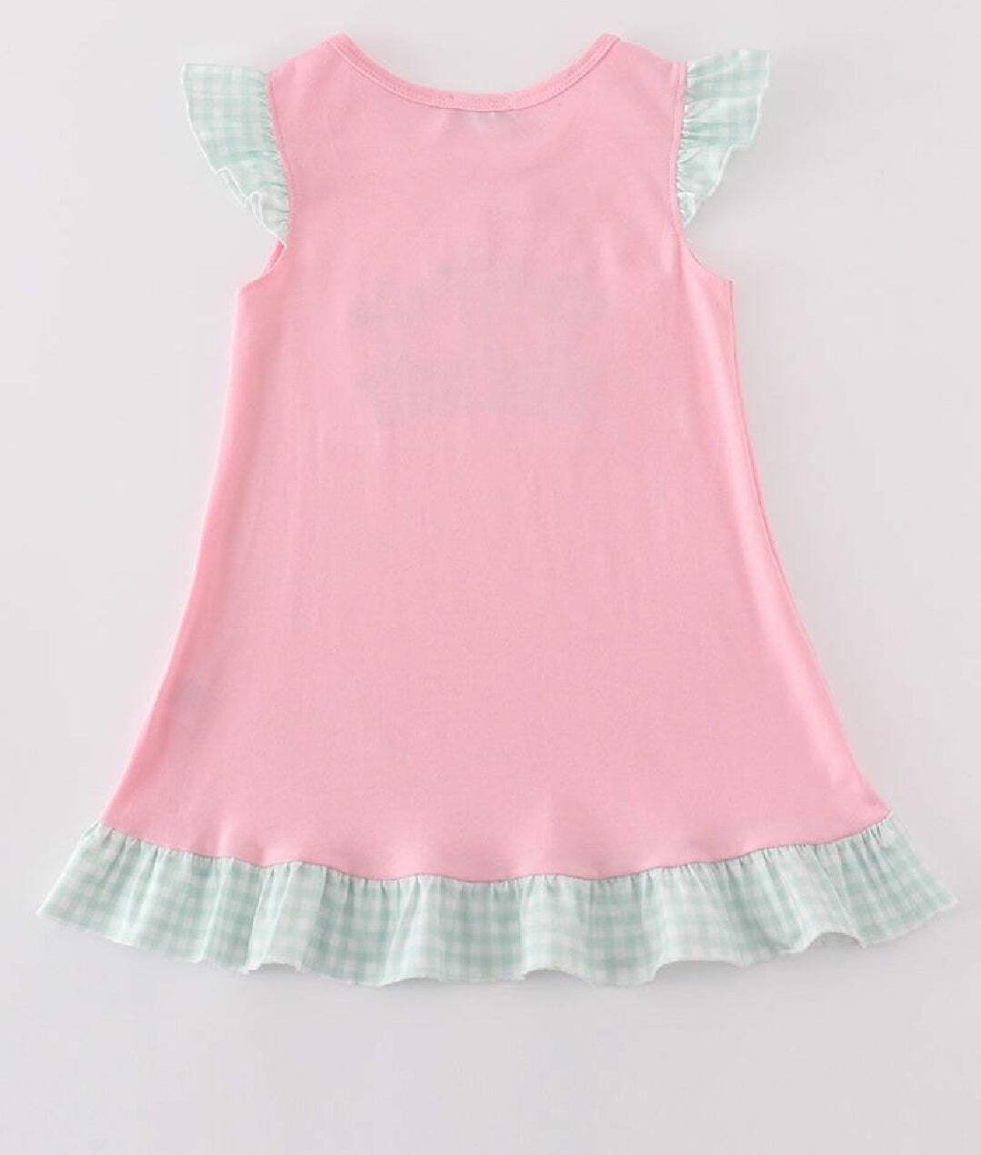 Girl’s Boutique Easter Pink He Is Risen Applique Embroidered Embroidery Dress Ma