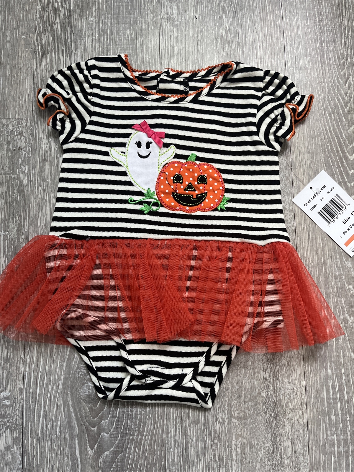 Good Lad Apparel Baby Girl Size 12M Halloween 1 Piece Outfit New Condition