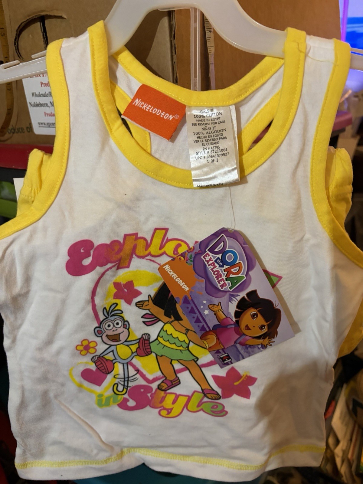 Y2k Dora The Explorer Toddler Girl 2 Piece SUMMER Outfit SZ. 3T BRAND NEW W/TAGS