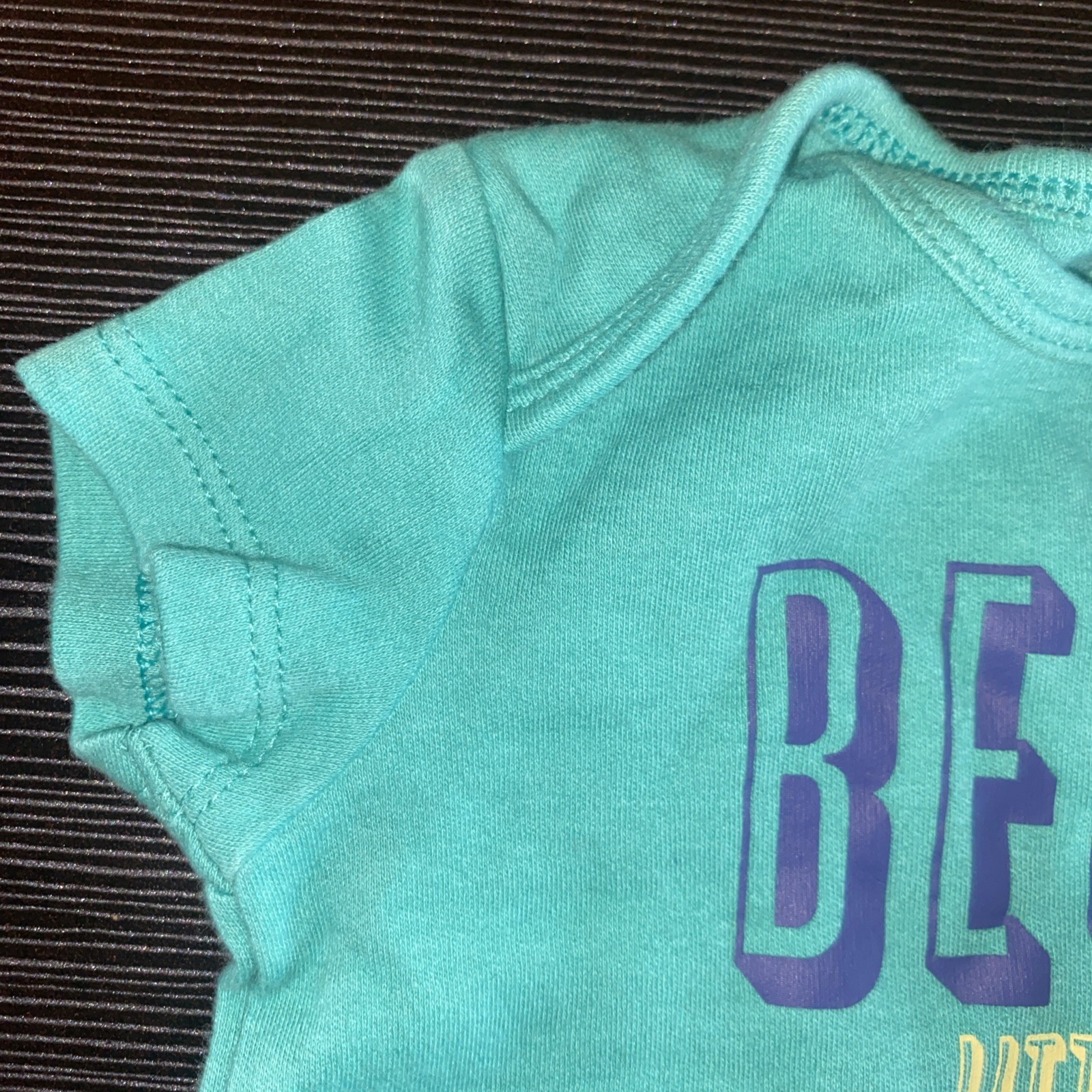 Carters Infant Baby 3M Bodysuit Outfit Best Little Brother Bond Siblings Bro Fun