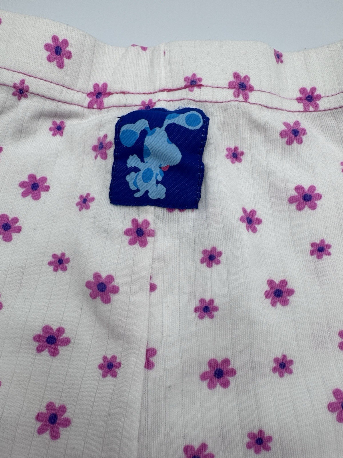 Vintage RARE 1999 Blues Clues Girls 2t 2 Piece Set Shorts and Short Sleeve Top