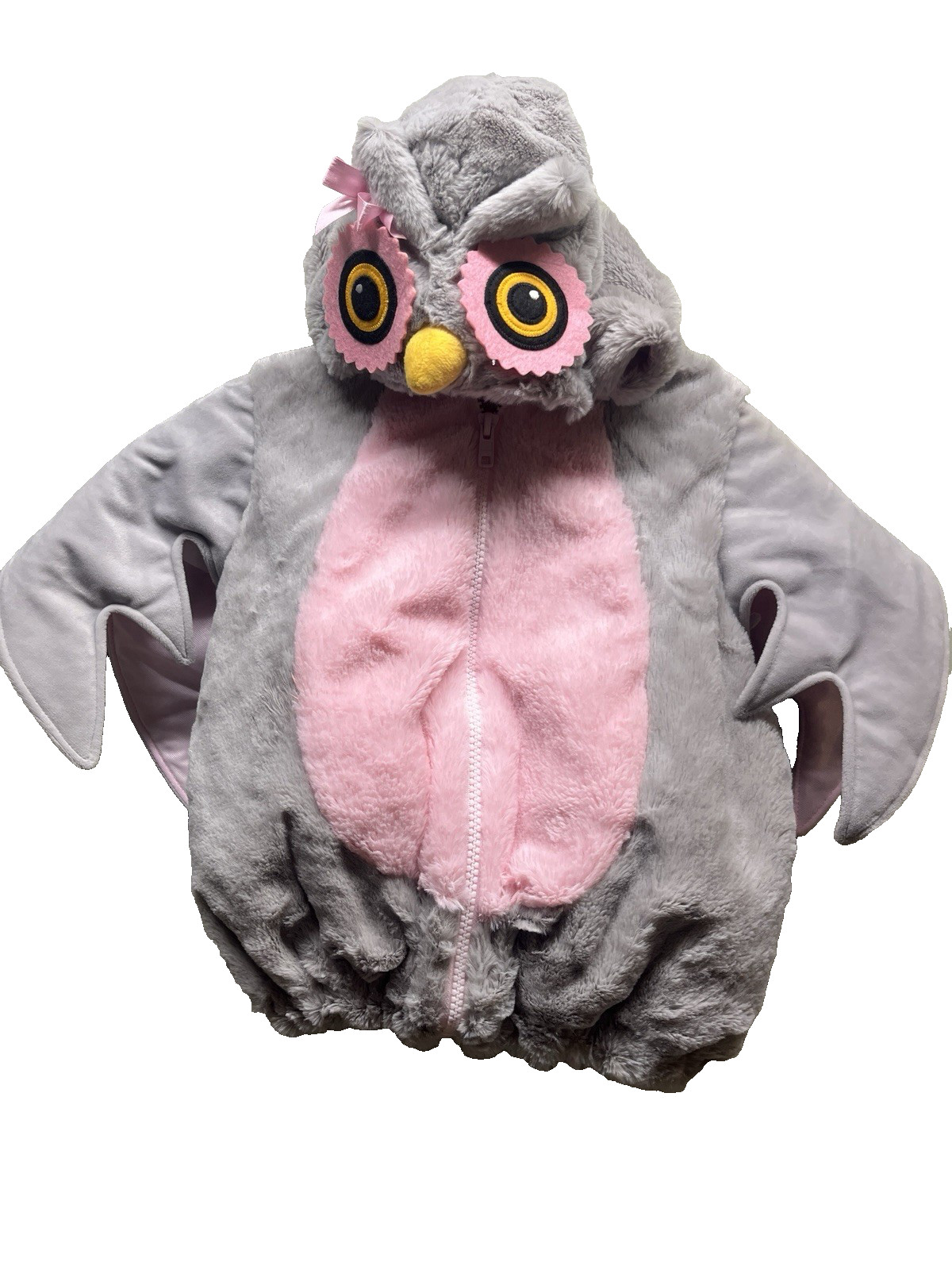 Candy Corn Lane Owl Costume baby toddler 12 months plush Owl