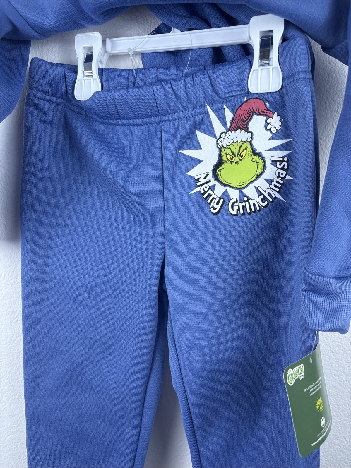 The Grinch 2 Piece Hoodie And Sweatpants Set Boys Toddler Size 3T