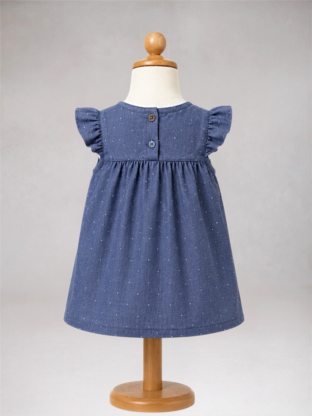 Just One You by Carter’s Baby Girl Butterfly Chambray Polka Dot Dress Set