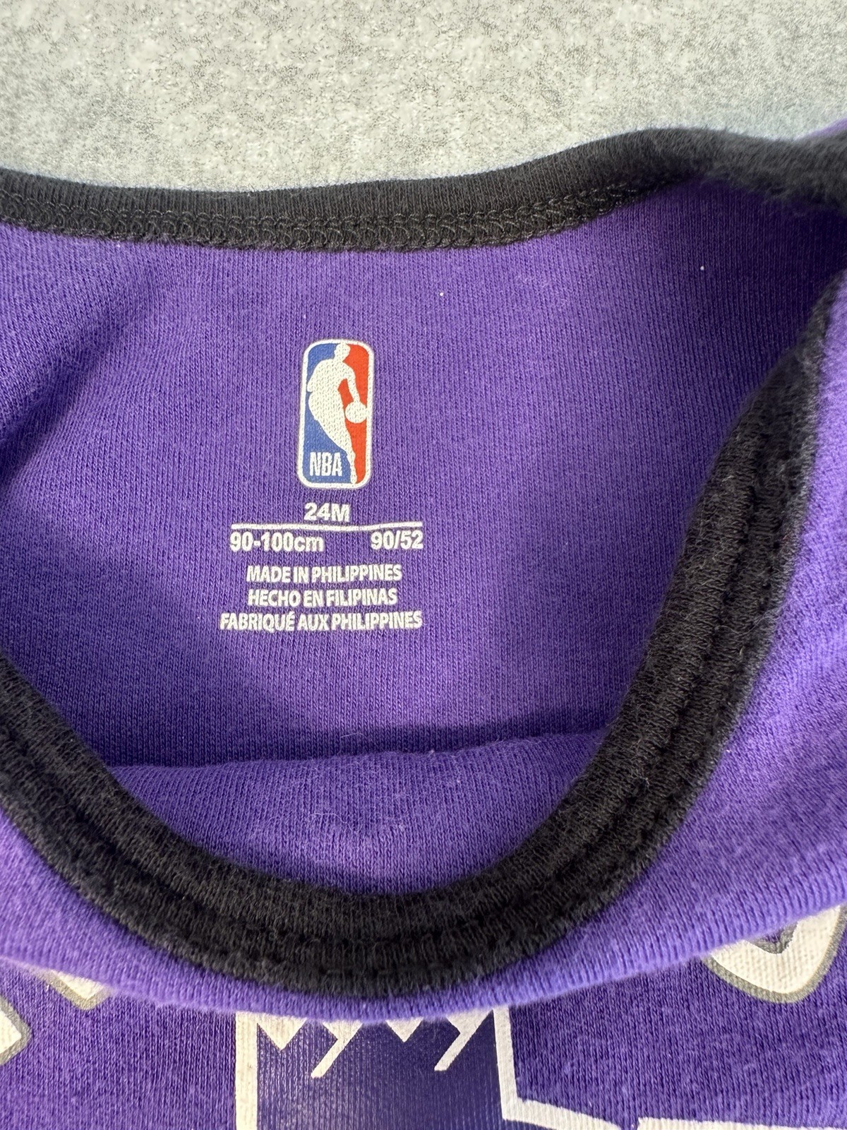 Sacramento Kings Baby Outfit Size 24 Months Purple Unisex NBA